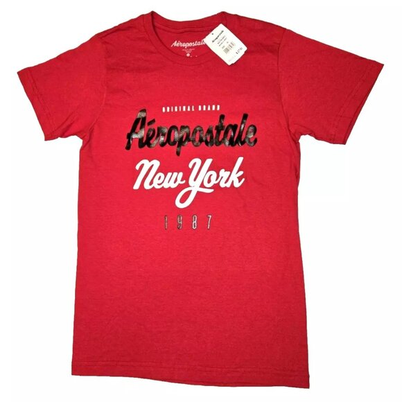 Men's/Teen's/Young Men's - AEROPOSTALE "New York - 1987" Short sleeve T-shirt. - Picture 1 of 2